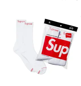 Supreme Hanes Crew Socks 4 Pack White Classic Versatile Everyday Wear Comfortable Socks for Daily Use Supreme Hanes Crew Socks 4 Pack White Classic Versatile Everyday Wear Comfortable Socks for Daily Use