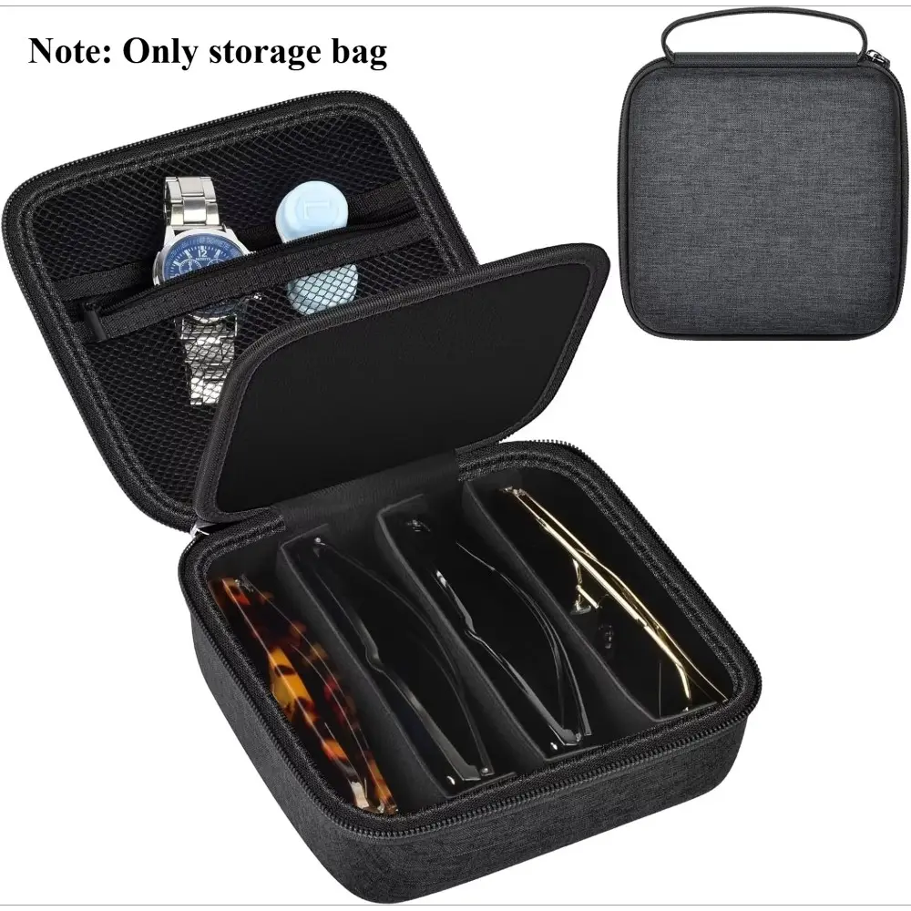 Travel Sunglasses Organizer Storage Bag for Quay Polarized Sunglasses Men Women, Trendy Sunglasse Storage Holder, Portable Sunglasses Organizer (Bag Only)