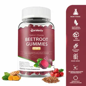 Onledy 12-in-1 Nitric Oxide Beet Root Gummies,Grape Seed Extract,Coq10,D3K2 Natural Help for Energy & Endurance, Strawberry Flavor 60 Gummies Supplement Healthcare tiktokshopspringglowup