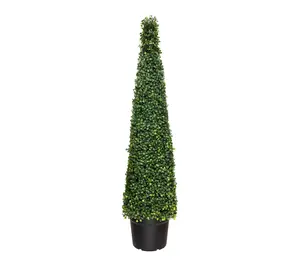 Northlight Two-Toned Artificial Boxwood TopiaryCone Tree