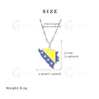 B-Bosnia and Herzegovina（Silver-Color）