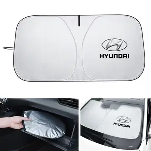 Car Folding Windshield Sunshade Cover, Sun Window Protector for Hyundai Elantra Kona I10 I20 I30 Ix25 Ix35 Tucson, Car Accessories