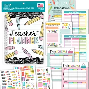 (NEW DESIGNS) Undated Teacher Planner | 2026-2027 | Teaching Supplies Calendar
