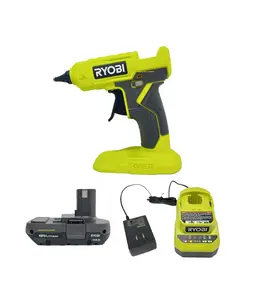 RYOBI 18 Volt Cordless Glue Gun Kit PCL921K1