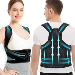 Adjustable Back Brace Posture Corrector for Women & Men Breathable Back Brace Full Back Support for Upper & Lower Back Pain Relief Spine Alignment & Shoulder Support Improves Posture