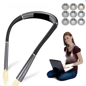 Rechargeable LED Neck Light Hands Free 3 Modes & 3 Brightness Adjustable Portable Light