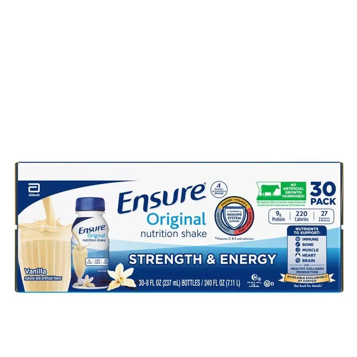Ensure Original Nutrition Shakes, 30-Pack
