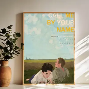 Call Me by Your Name Movie Poster Canvas Painting Bedroom Decor Sports Landscape Office Room Decor Gift Unframed