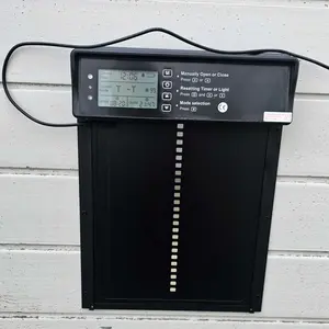 Solar Chicken Coop Door, 1 Set Automatic Chicken Door Solar Powered & Usb Charging, Auto Chicken Enclosure Door 4 Modes with Timer & Light Sensor & Remote Control, Pet Products, Sliding Door, Animal, Outdoor Chicken Cage