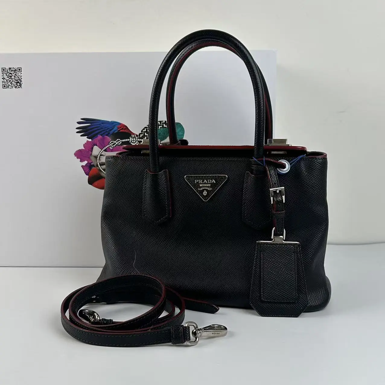 Pre-owned PRADA Galleria Small Tote Bag