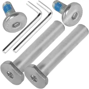 M8 40-76mm Male Female Allen Screw & Bolt Assortment Sets Kids Scooter Parts for 2-3-4-Wheel Kick Scooters Repair Front Rear Wheel Axles Tools