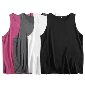 4PACK Womens Tank Tops Workout Tees Spring Summer Clothes Fashion Outfits Crew Neck Sleeveless Loose Fit Casual Shirts