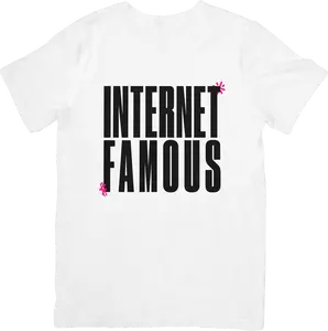 "Internet Famous" Icon Logo Tee