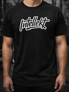 Intellekt Lifestyle Logo Tee Shirt | Black