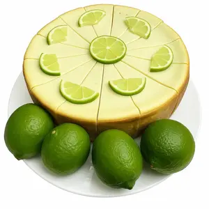 Andy Anand Sugar-Free Key Lime Cheesecake, 9-Inch, 2 lb – No Sugar Added, Diabetic-Friendly, Real California Cream Cheese, Holiday Gift Box