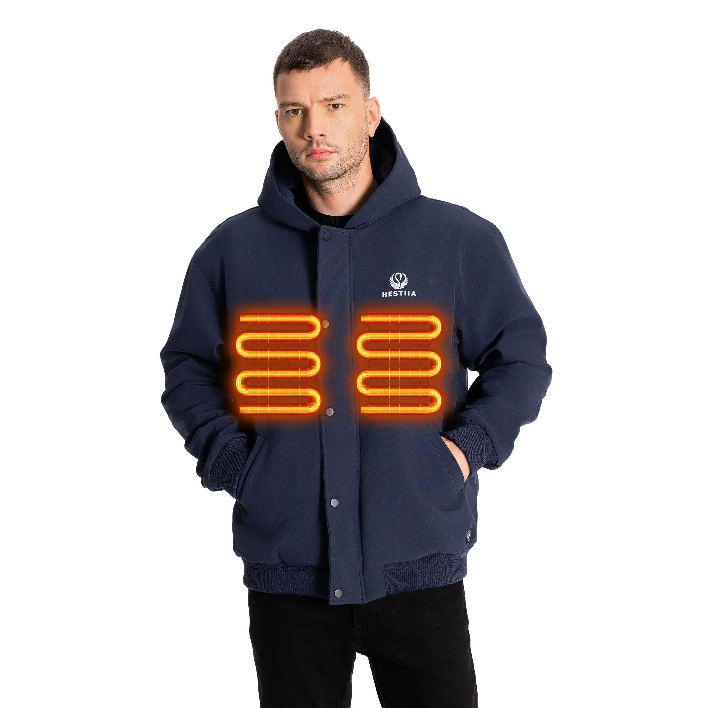 7K1 Heated Jacket - Dark Blue, Unisex