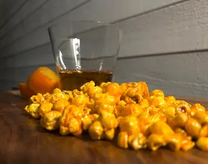Grand Orange XO Candy Popcorn - 12 Pieces, 3.5 oz, Ideal for Snacking and Enjoying in a Wide Variety of Flavors