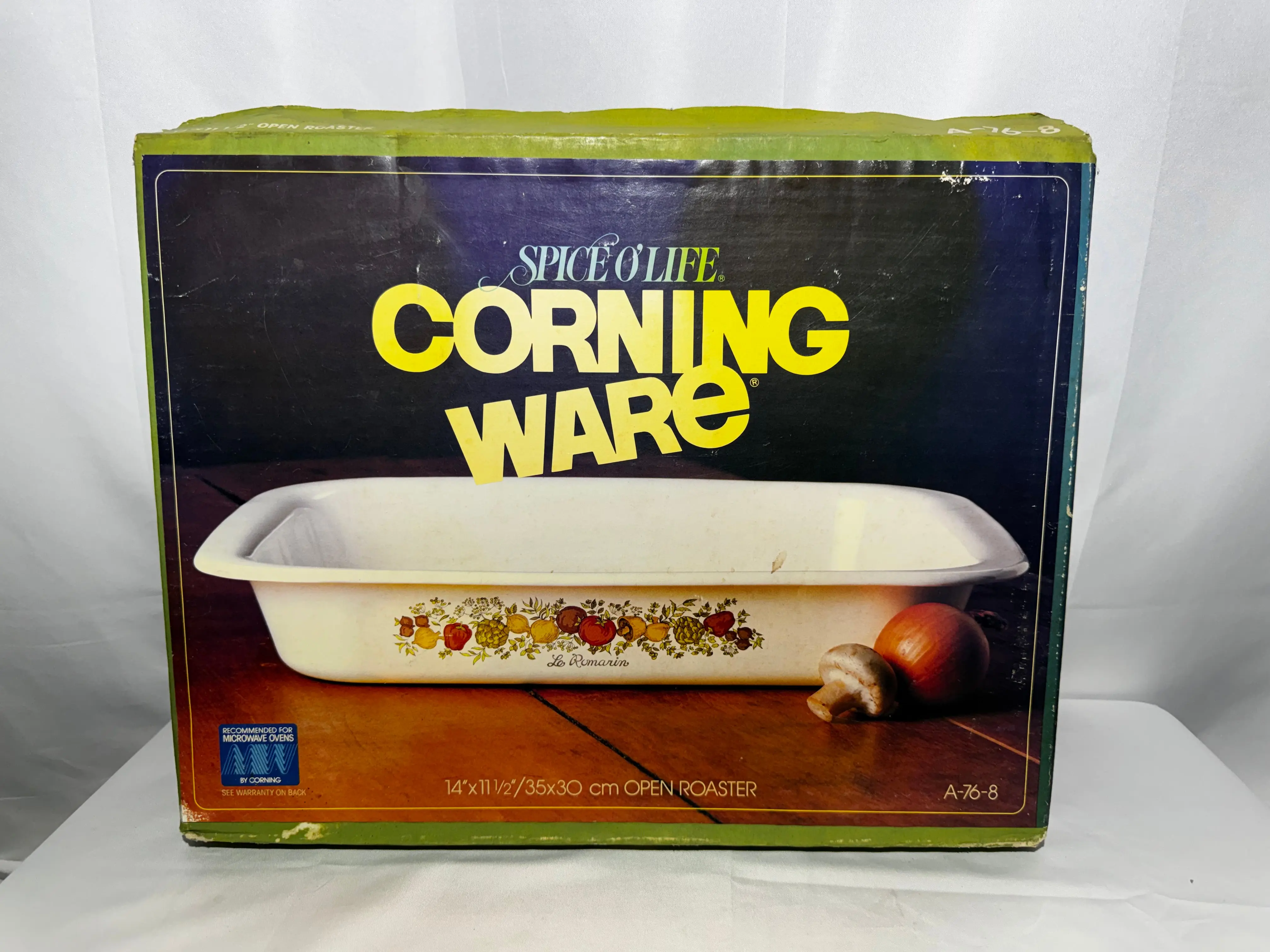 Vintage Corning Ware Spice O’ Life Open Roaster – “Le Romarin” A-76-8