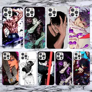Kaisen J-Jujutsu Fushiguro Toji Soft Phone Case For iPhone 16 15 14 13 12 11 Pro Max X XR XS 7 Plus 8 + SE 16Max Pattern Customi