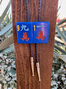 "91" Mahjong Bolo Tie