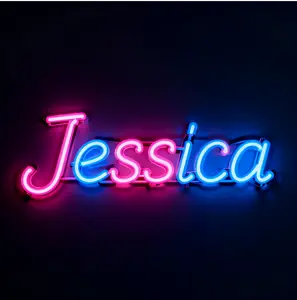 NEON STICKER, custom sticker, neon name