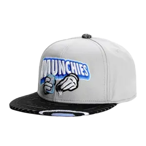2026munchies Milk Biscuit Gray Autumn/Winter Sunshade Windproof Hat Adult Hip-Hop Flat-Brim Hat Unisex