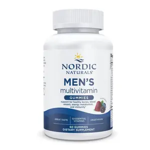 Nordic Naturals Men's Multivitamin Gummies, Mixed Berry - 60 Gummies