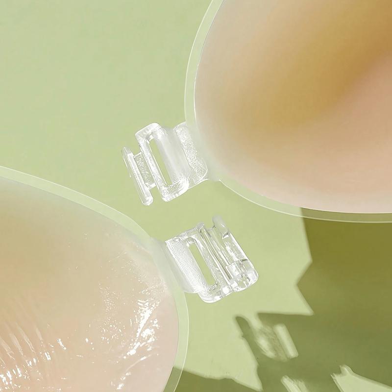 Silicone Soft Bra Set, Invisible Strapless Bra, Breathable Waterproof Underwire, Women's Chest Collection Silicone Patch, Popular Style, Wedding Bra, Womenswear