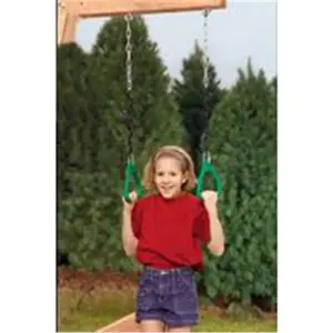 212 MAIN Playstar PS 7536 Commercial-Grade Gymnastics Rings, Gymnastics Equipment with Textured Power Grip, Solid Build, 350lb Capacity, Secure Hold