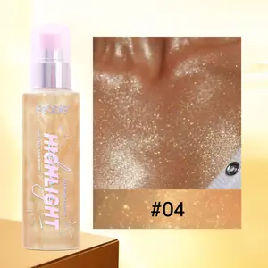 Middle East Golden Series Waterproof Highlight Spray Long Lasting Liquid Highlight for Face and Body