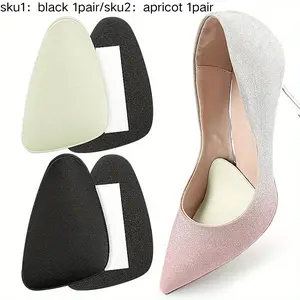 High Heel Insole, Triangular Sponge Forefoot Half Size Pad, Anti-wear, Thickened Invisible Foot Protection, Women's Forefoot Pad