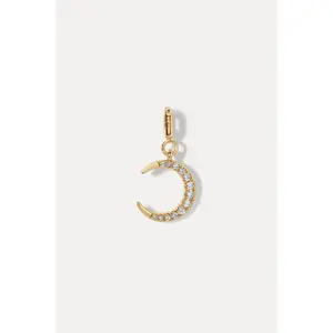 Crescent Clip On Charm