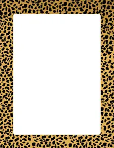 SHAPES ETC. Designer Paper - Cheetah (50 Sheet Package)