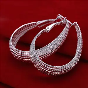 925 Sterling Silver Hoop Earrings Waterproof & Hypoallergenic Minimalist Hoops