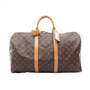 Pre-owned Louis Vuitton Canvas Tote Bags Keepall 50 Monogram Boston Bag