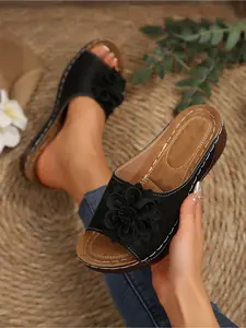 Women Chunky Heel Sport Sandals Breathable Comfortable Summer Slides for Outdoor Walking