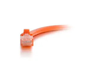 C2G 50851 30 ft. Cat6a Snagless Unshielded (UTP) Ethernet Network Patch Cable - Orange