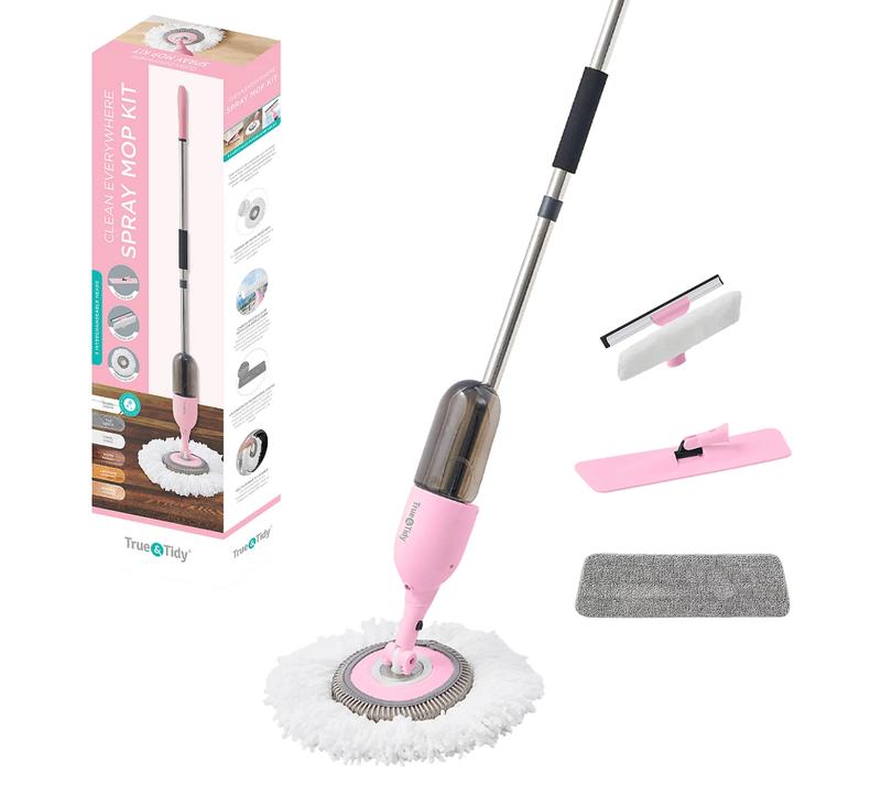 True & Tidy SPRAY-360 Clean Everywhere Spray Mop Kit