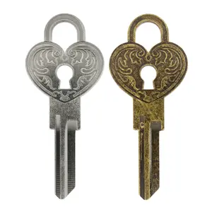 Love Locked Key - KW1 Silver/Brass
