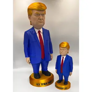 Donald Trump 3D Printed Political Caricature Figurine, Collectible Statue for Room Decor