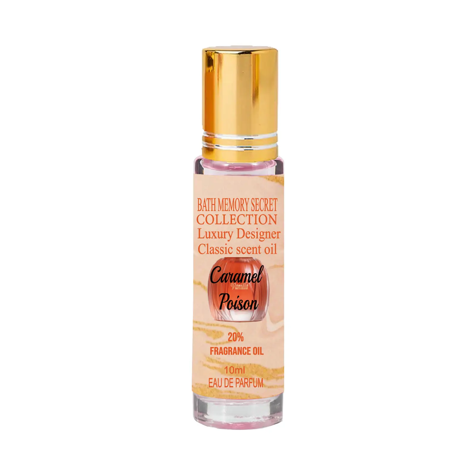 Vanilla Caramel Amber Musk Fruity Sweet Woody Women's Roll-On Perfume, 10ML Alcohol-Based Long-Lasting Fragrance Scent, Elegant Minimalist Bottle, Ideal Gift for Her, Gourmand Vanilla, Long Lasting Perfumes, Amber Vanilla Fragrances