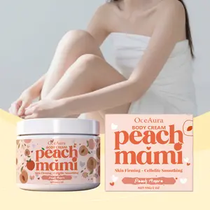 Hydrating Body Care Cosmetic Cream - Firming, Softening, Radiant, Peach-Infused Formula for Men and Women, Ideal for Autumn-Winter Skincare Moisturizers