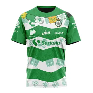 LIGA MX Club Santos Laguna 2023 – 2024 Home Dia De Muertos Design