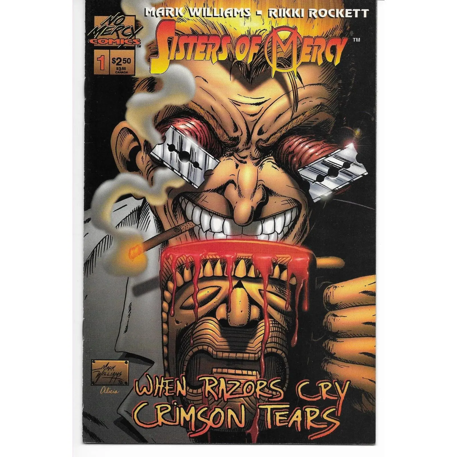 Sisters of Mercy: When Razors Cry Crimson Tears #1 - No Mercy Comics - Rockett