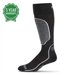 Minus33 - Microweight Merino Wool Ski Socks Over The Calf with Padded Toe Bed & Shin zone for Winter Snow Sports - Made in USA