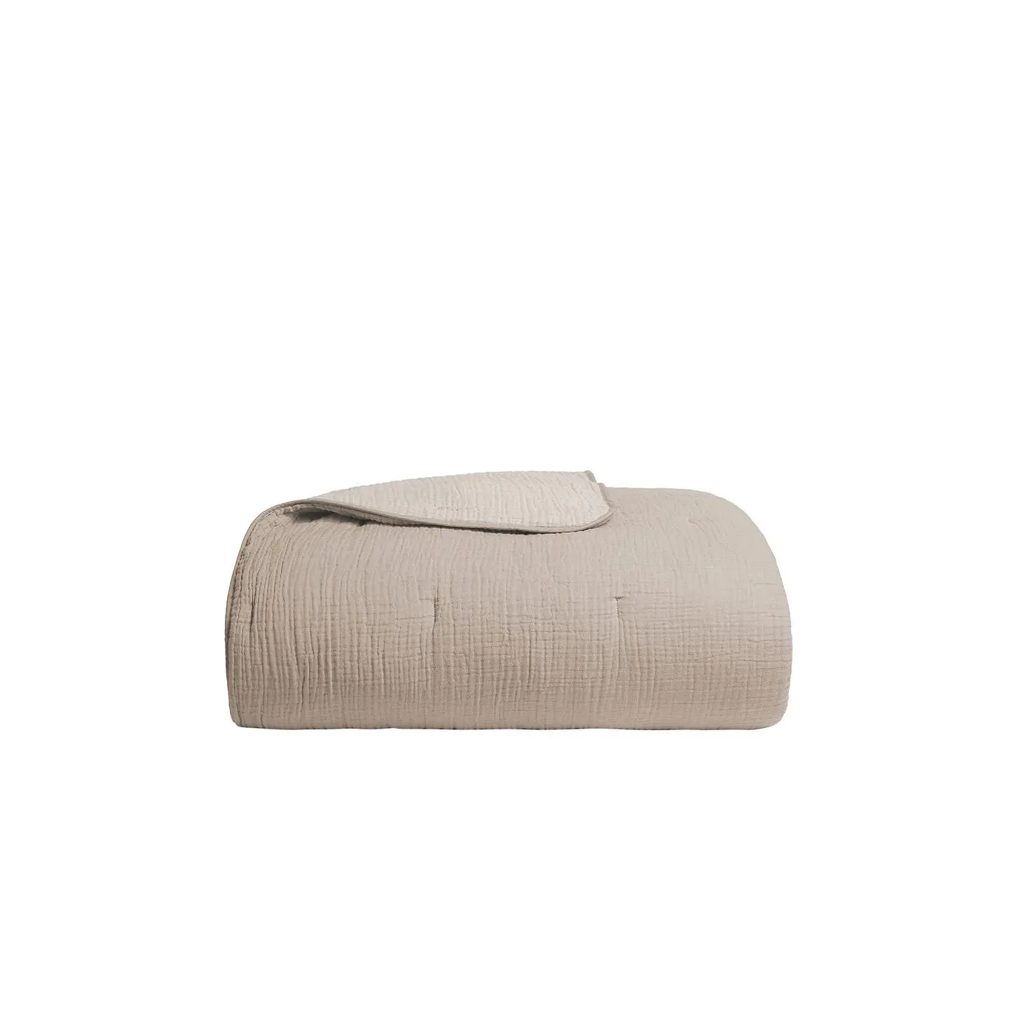 Parachute Organic Cloud Cotton Quilt in Natural & Ivory