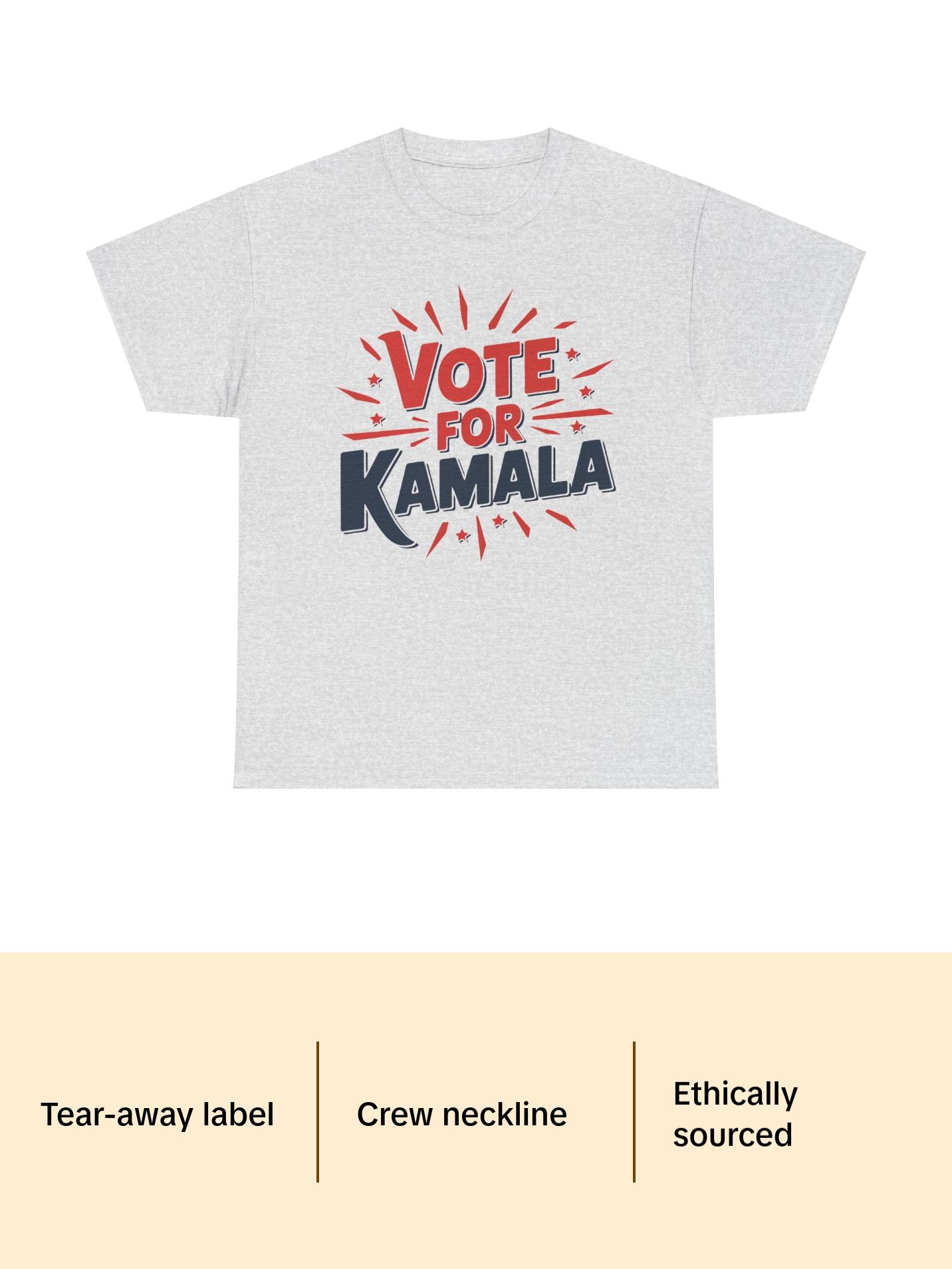Vote for Kamala - Unisex Heavy Cotton Tee