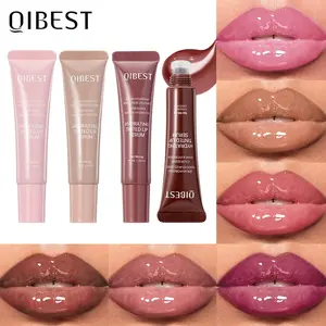 6 Color Moisturizing Lip Balm, Water Gloss Mirror Finish Lip Honey, Hydrating Moisture Lip Gloss, Shiny Lipstick, Liquid Lip Color, Hydrate