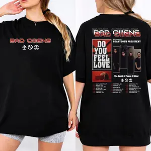 Schedule Bad Omens Do You Feel Love US Tour 2026 T-Shirt, Concert Tour Dates Shirt, Gothic Rock, Fan Shirt, Womenswear, Menswear