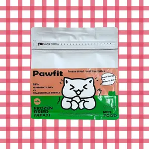 Pawfit Freeze-Dried Beef Liver Bites| 95% Nutrient Lock for Your Pet High-Protein Beef Liver Bites by Pawfit| All-Natural Freeze-Dried Pet Treats
